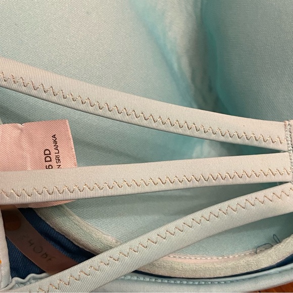 Shade and Shore Size 36 DD Bikini Lace Margarita Neck Tie with Closure Bra. - Picture 5 of 5